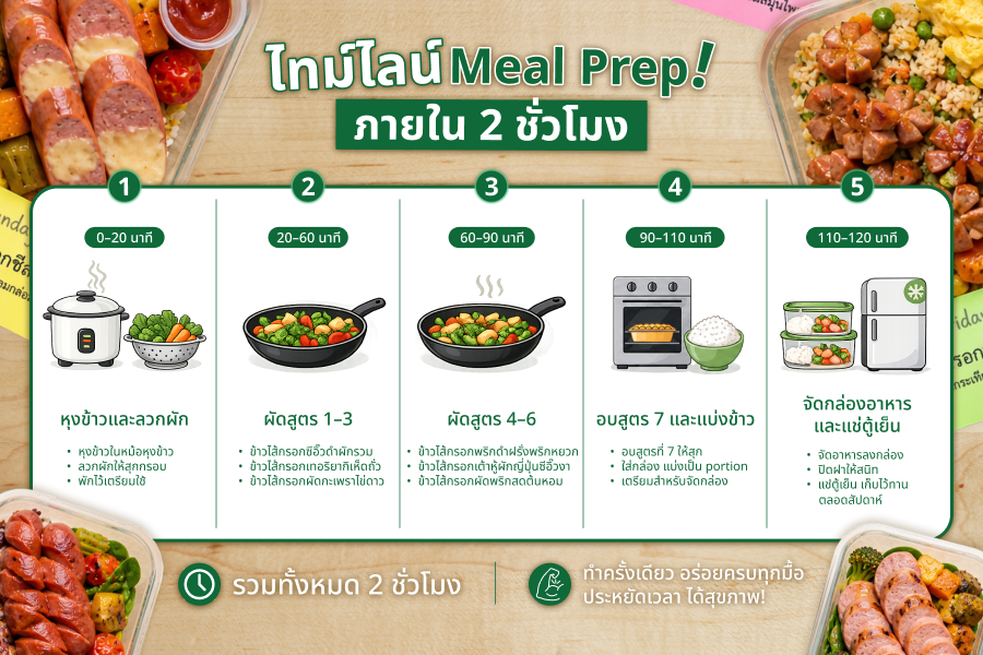 วิธีอุ่นไส้กรอก 