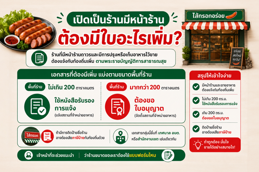 เปิดร้านขายไส้กรอก